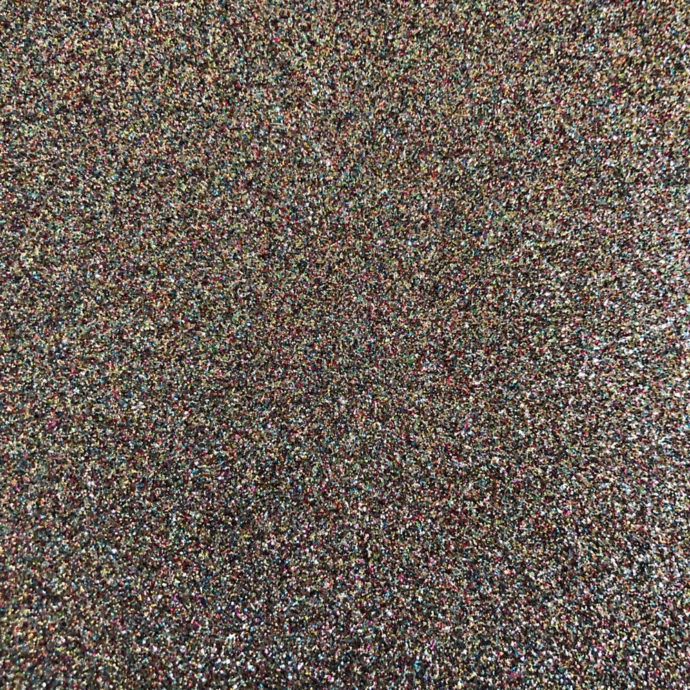 NWOT - Charming Charlie Multi-Color Glitter Clutch w/Removable Strap - Picture 3 of 5